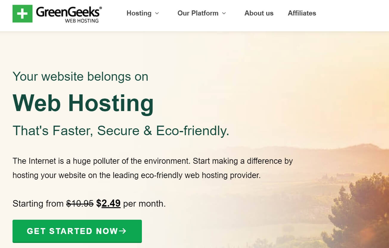 GreenGeeks VPS Hosting