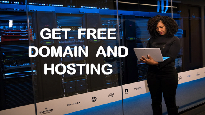 Get free domain name and web hosting